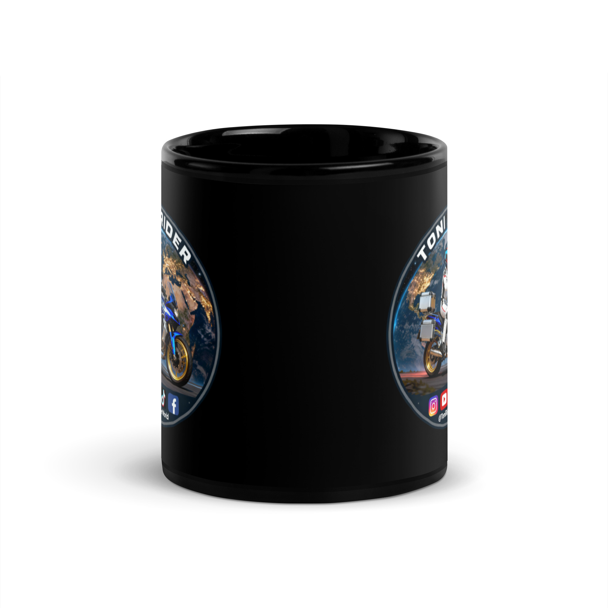 Black Glossy Mug - Imagen 3