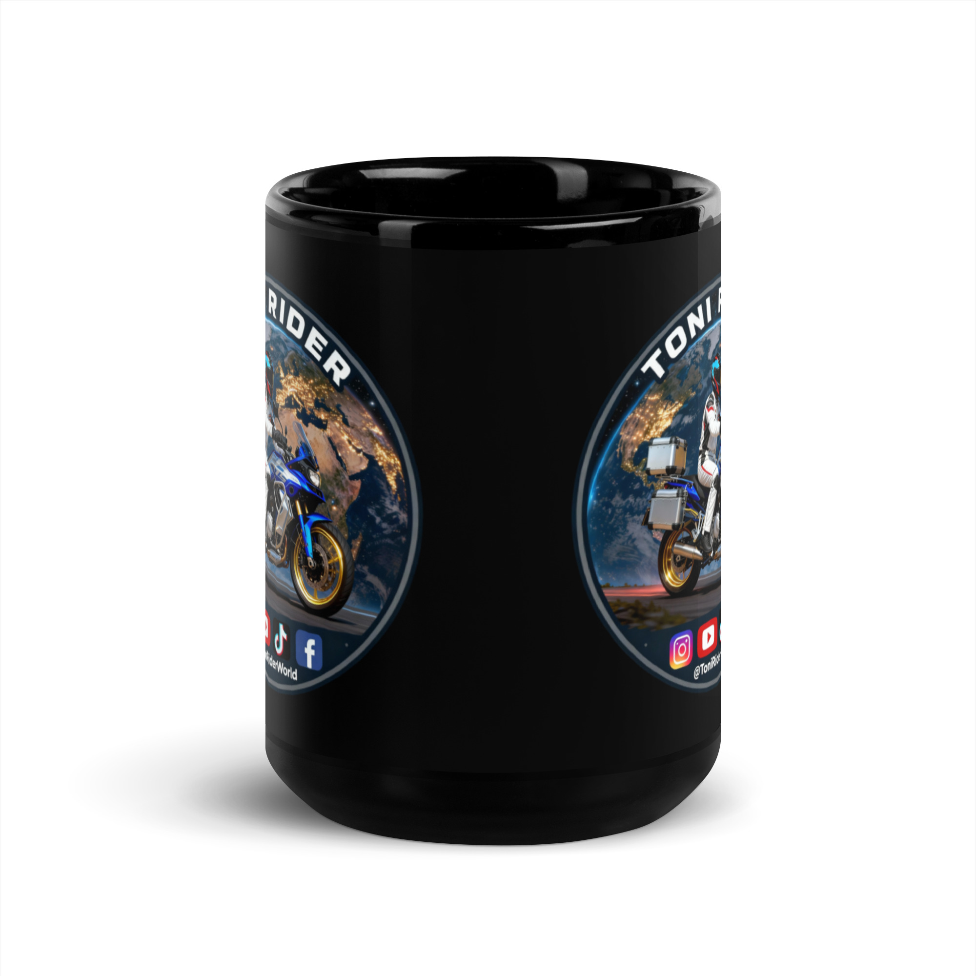 Black Glossy Mug - Imagen 6