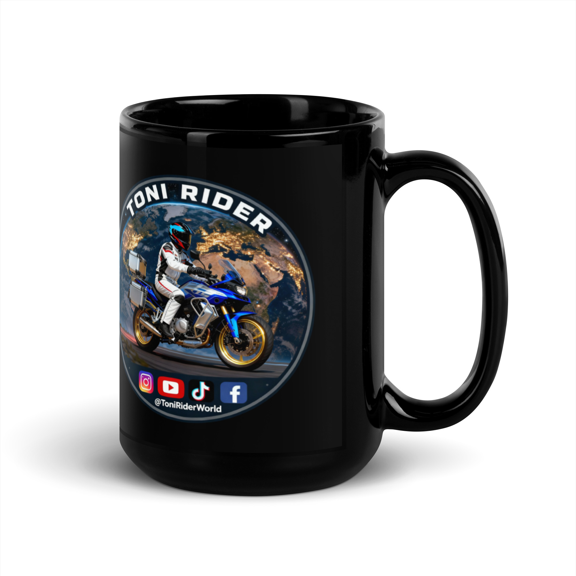 Black Glossy Mug - Imagen 5